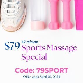 $79 60-minute sports massage